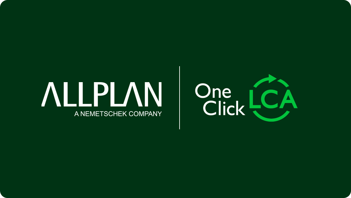 One Click LCA and ALLPLAN team up to to accelerate the decarbonization of the construction industry