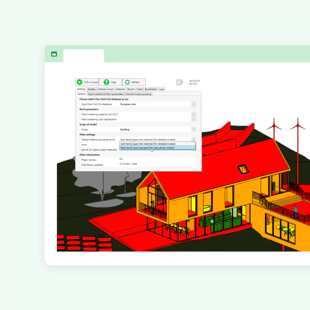 BIM & LCA — Autodesk Revit & One Click LCA
