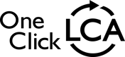 One Click LCA Logo Black