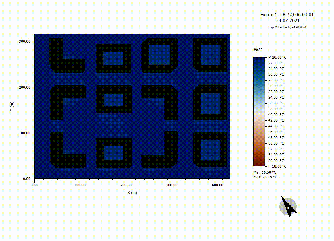 Sky view factor svf in urban planning envi met from one click lca
