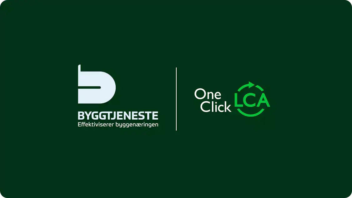 Byggtjeneste partners with One Click LCA to boost EPD adoption in Norway