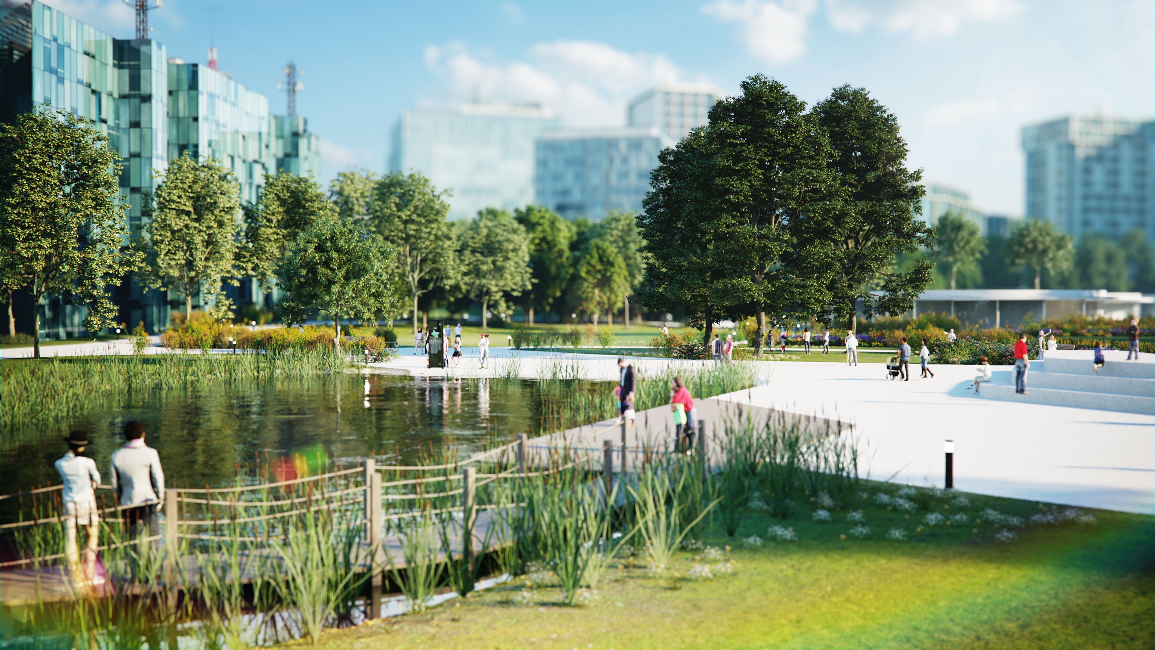 The role of urban design & green spaces in reducing city temperatures