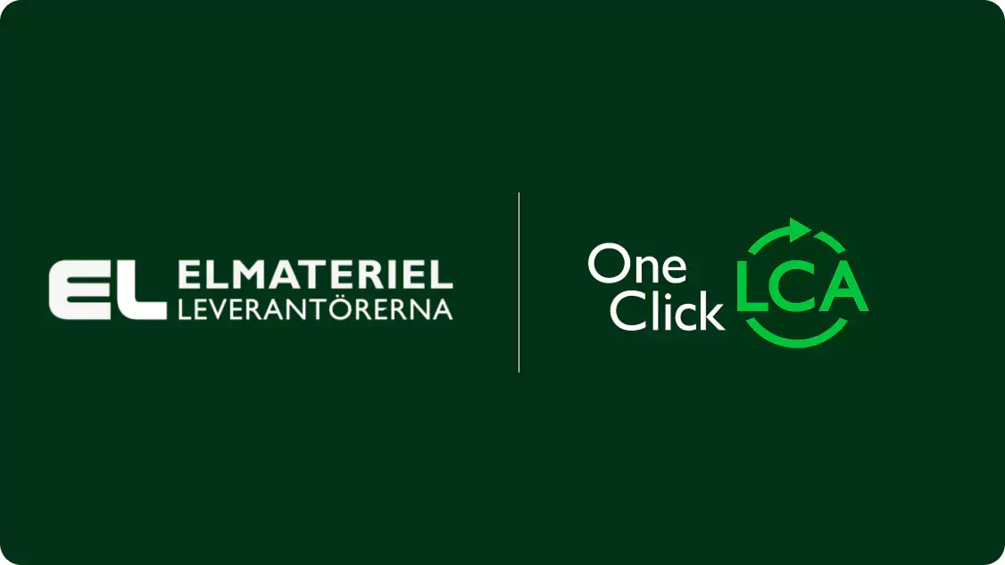 One Click LCA partners with Elmateriel Leverantörerna to promote EPDs and empower members with advanced sustainability tools