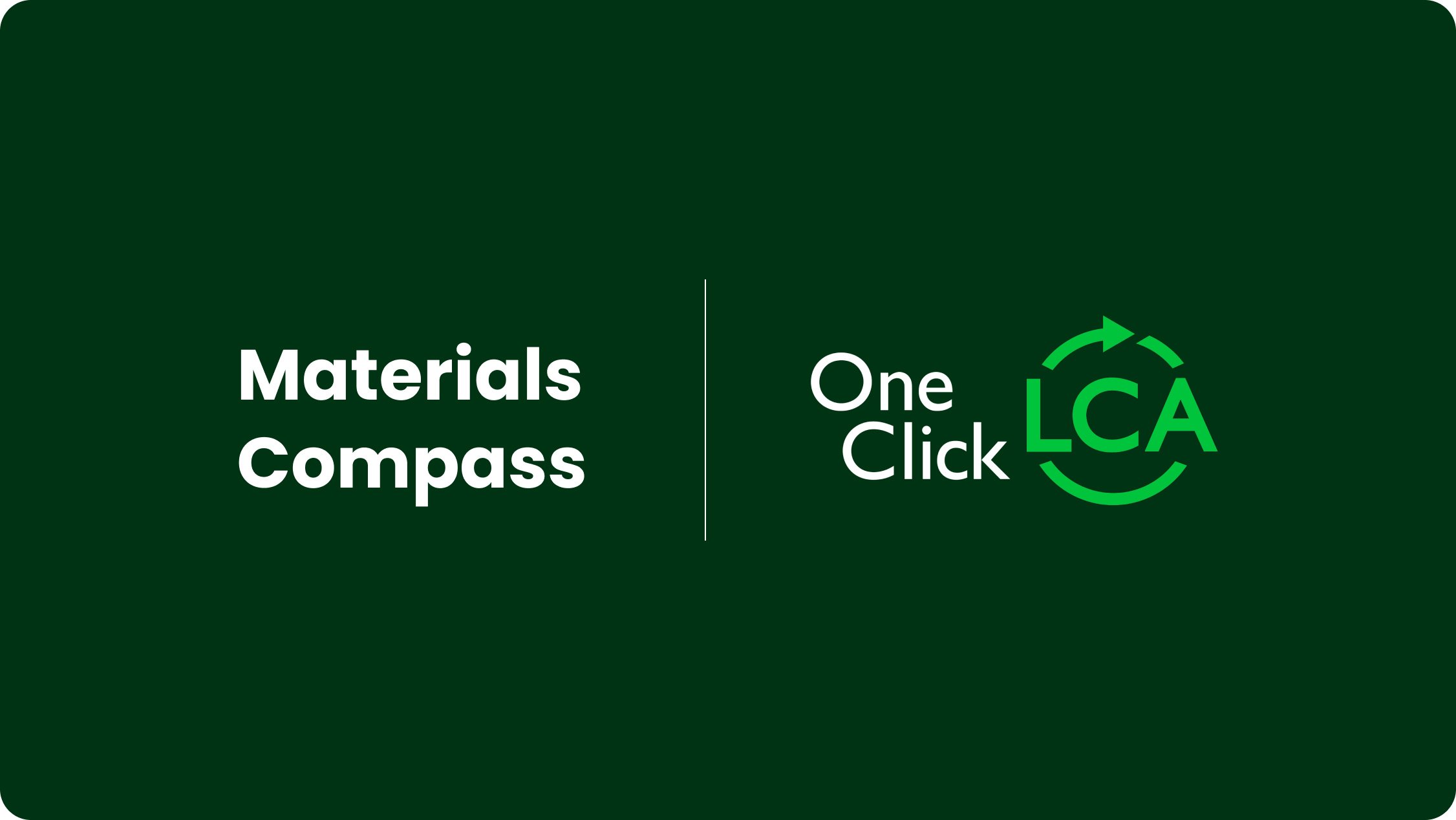 Materials Compass by One Click LCA opens the world's largest product carbon database for building & infrastructure designers