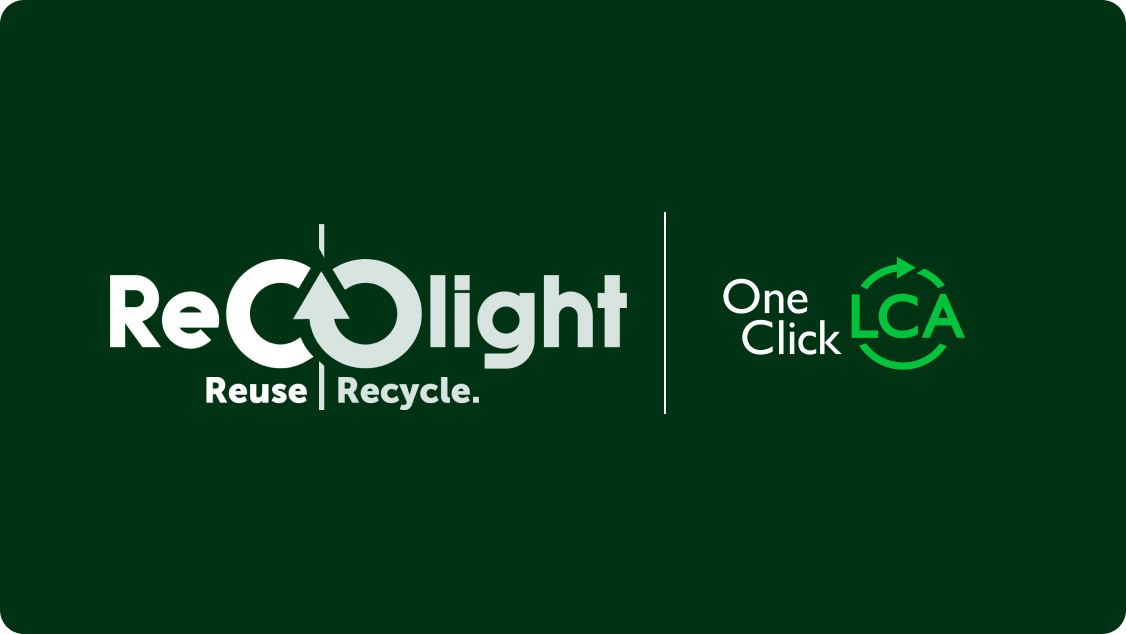 One Click LCA partners with Recolight to power embodied carbon transparency in UK lighting industry