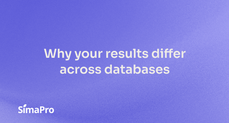 Trust your LCA results: choose the right database and catch errors early