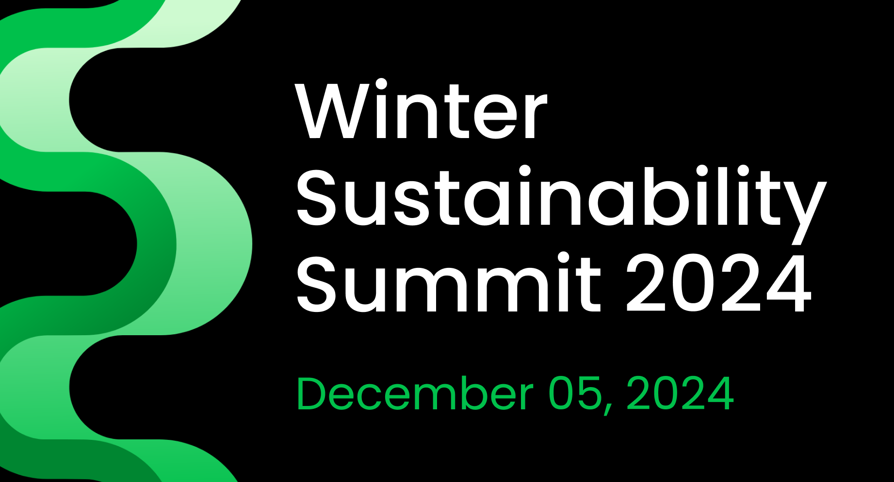 Winter sustainability summit 2024 One Click LCA banner