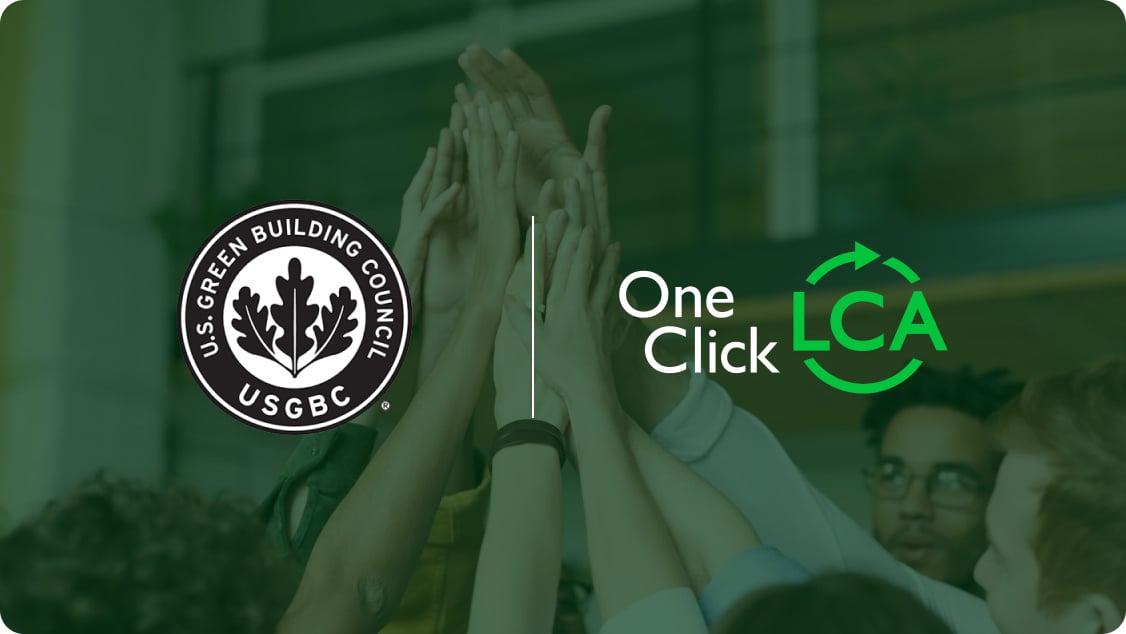 One Click LCA and U.S. Green Building Council announce partnership