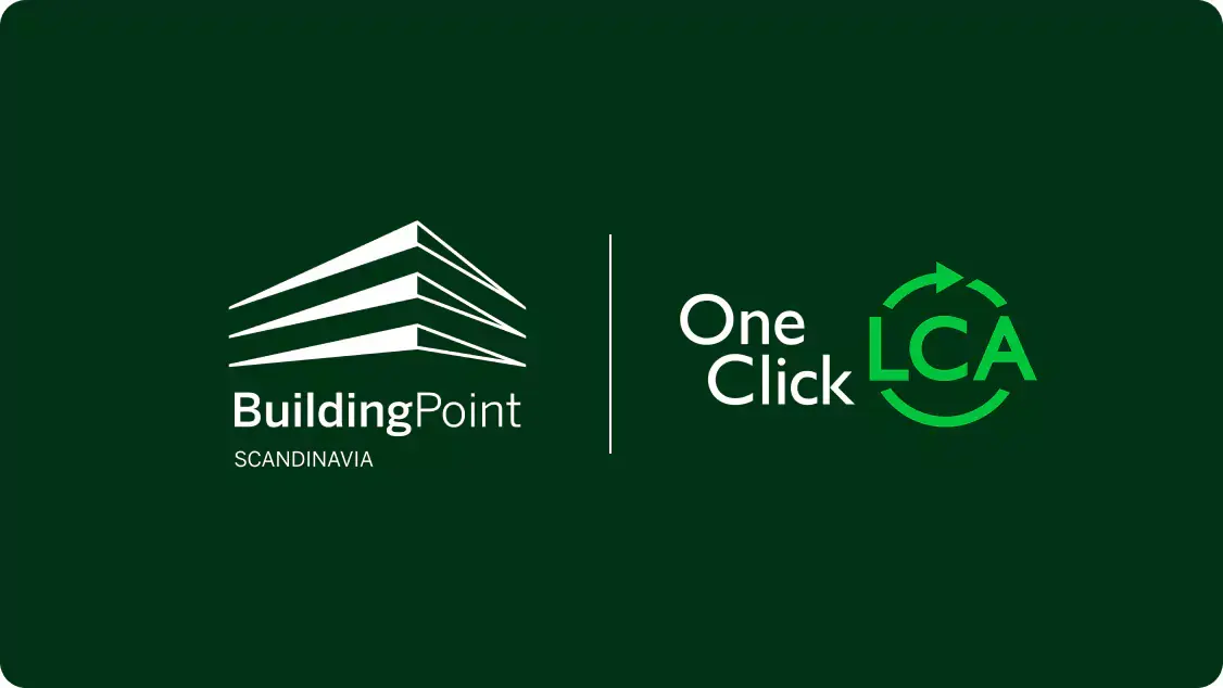 BuildingPoint Scandinavia partners with One Click LCA to promote sustainable building solutions